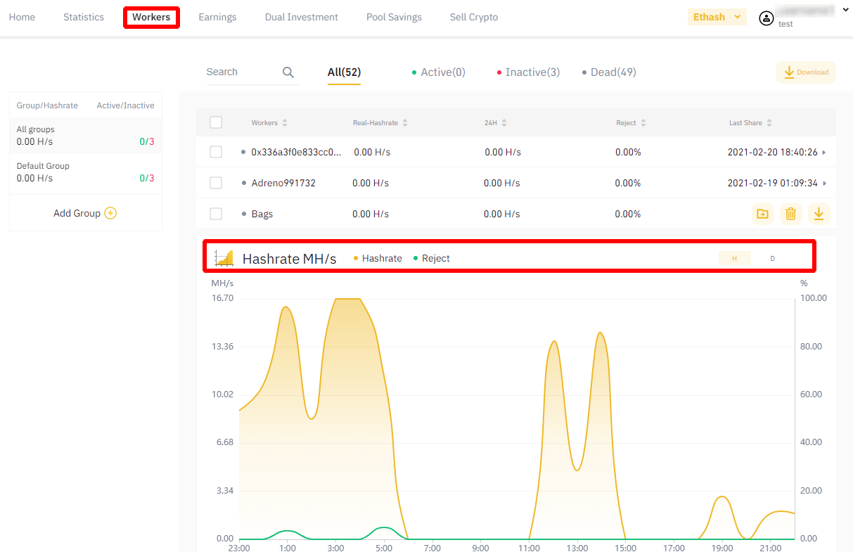 binance miner fee