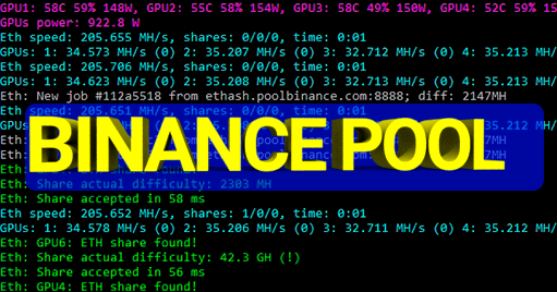 binance mining pool setup